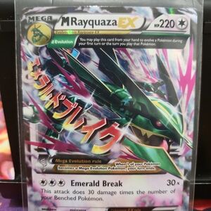Mega Rayquaza EX Pokémon Card 76/108